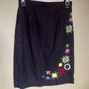 Versace Embroidered skirt